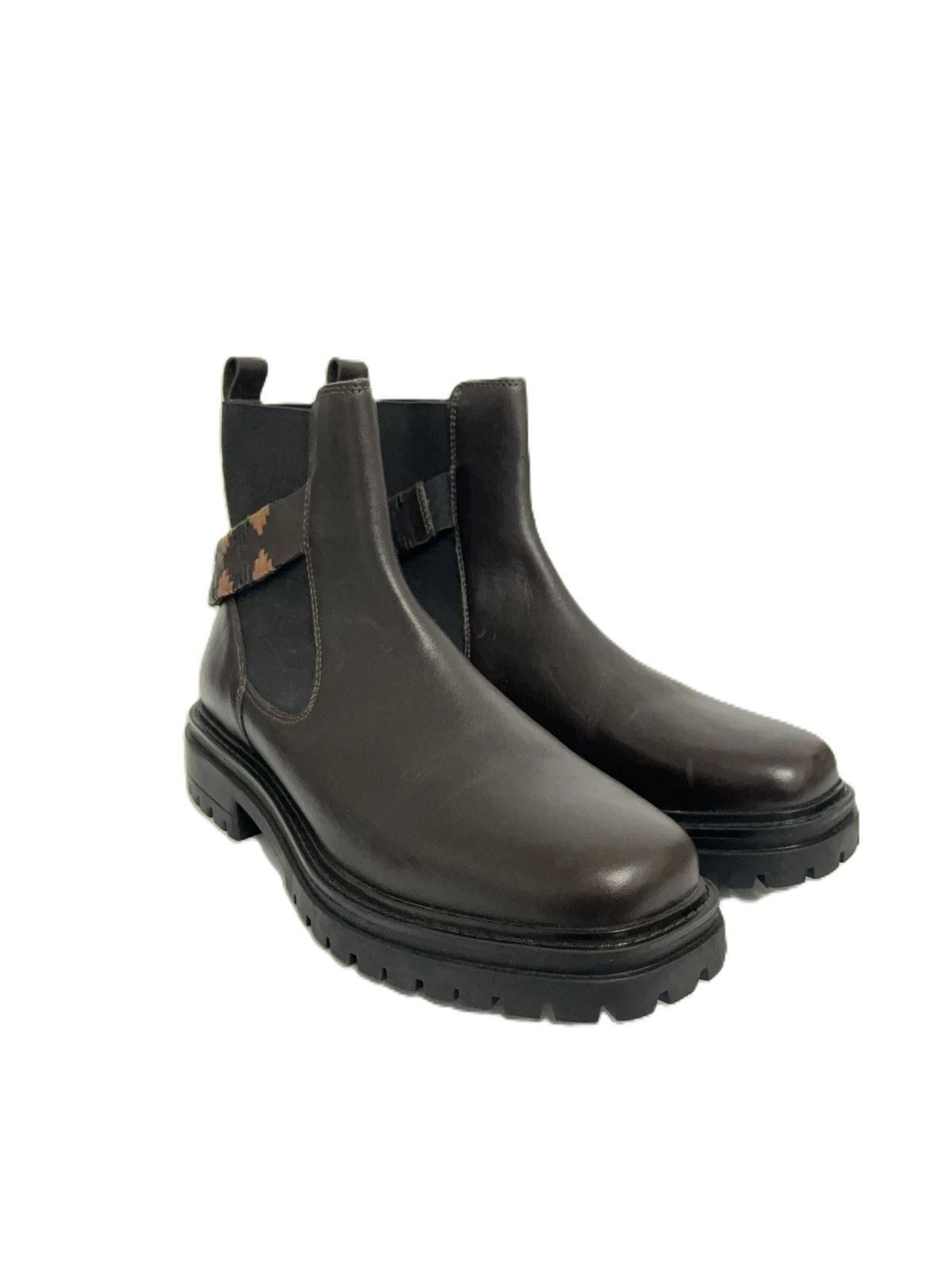 Osprey London The Guildford Chelsea Leather Women's Chocolate Boots
