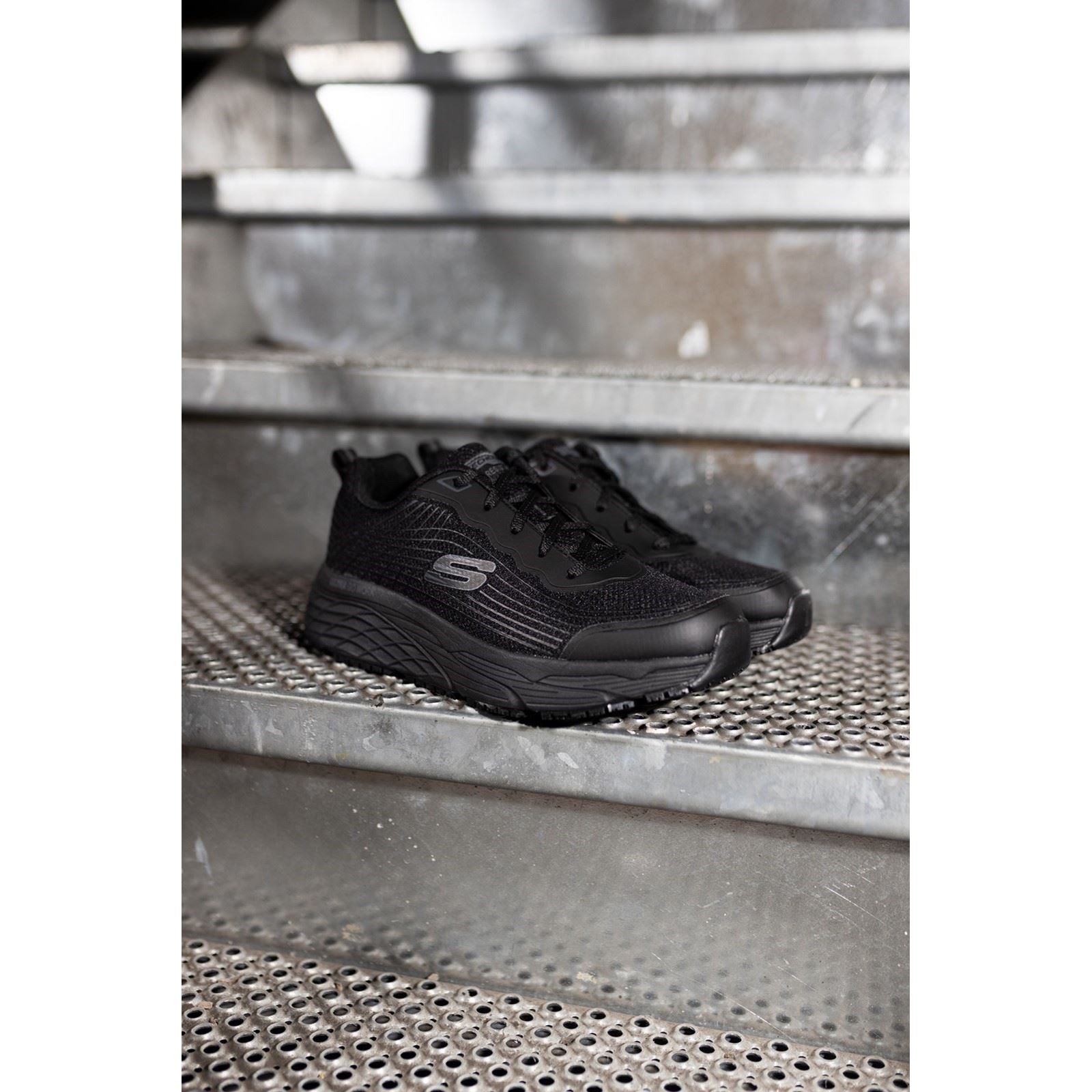 Skechers Workwear Skechers Work Relaxed Fit Textile Men's Black Safety Trainers