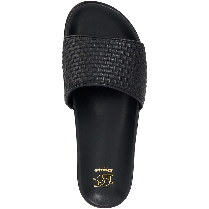 Dune Lilas Women's Black Sandals
