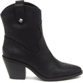 Rocket Dog Feather Synthetic Women's Black Heeled Ankle Boots