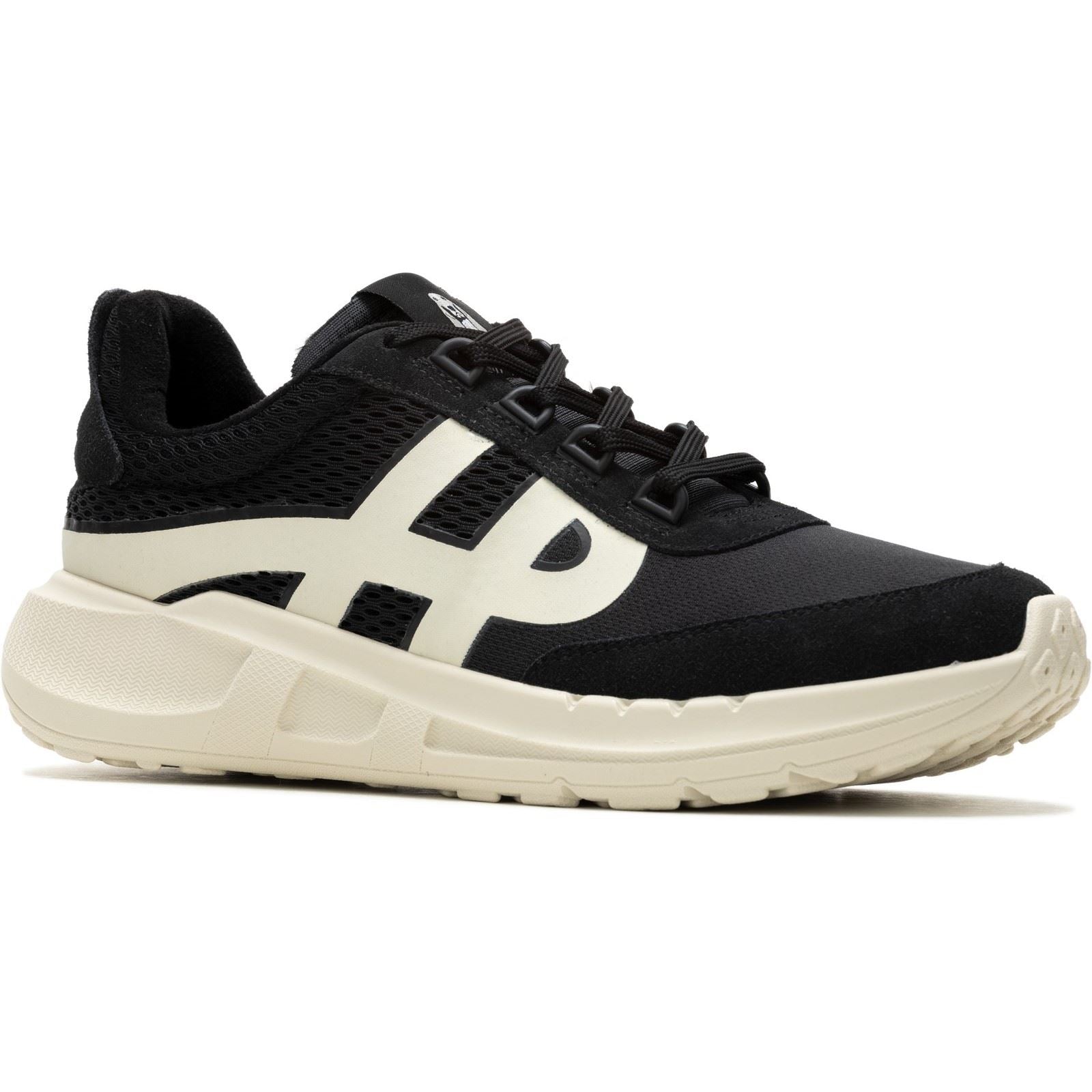 Hush Puppies Seventy8 Retro Runner Suede Men's Black Trainers