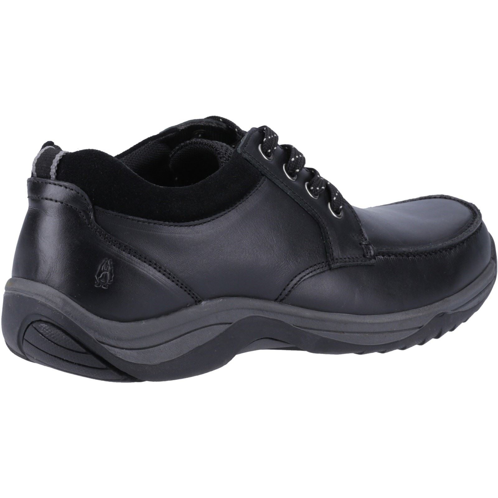 Hush Puppies Derek Leather Men's Black Lace-Up Shoes