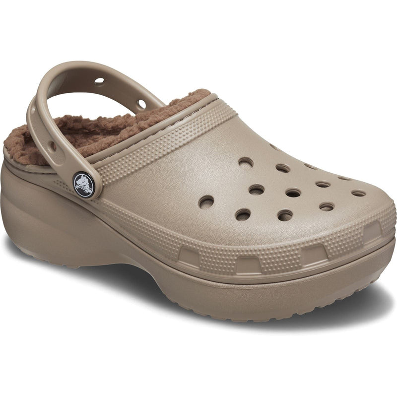 Crocs Classic Platform Lined Synthetic Women's Mushroom Clogs