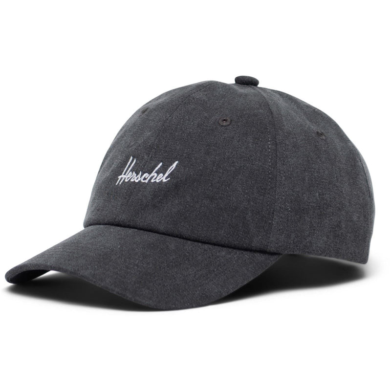 Herschel Bags Sylas Stonewash Cotton Black Baseball Caps
