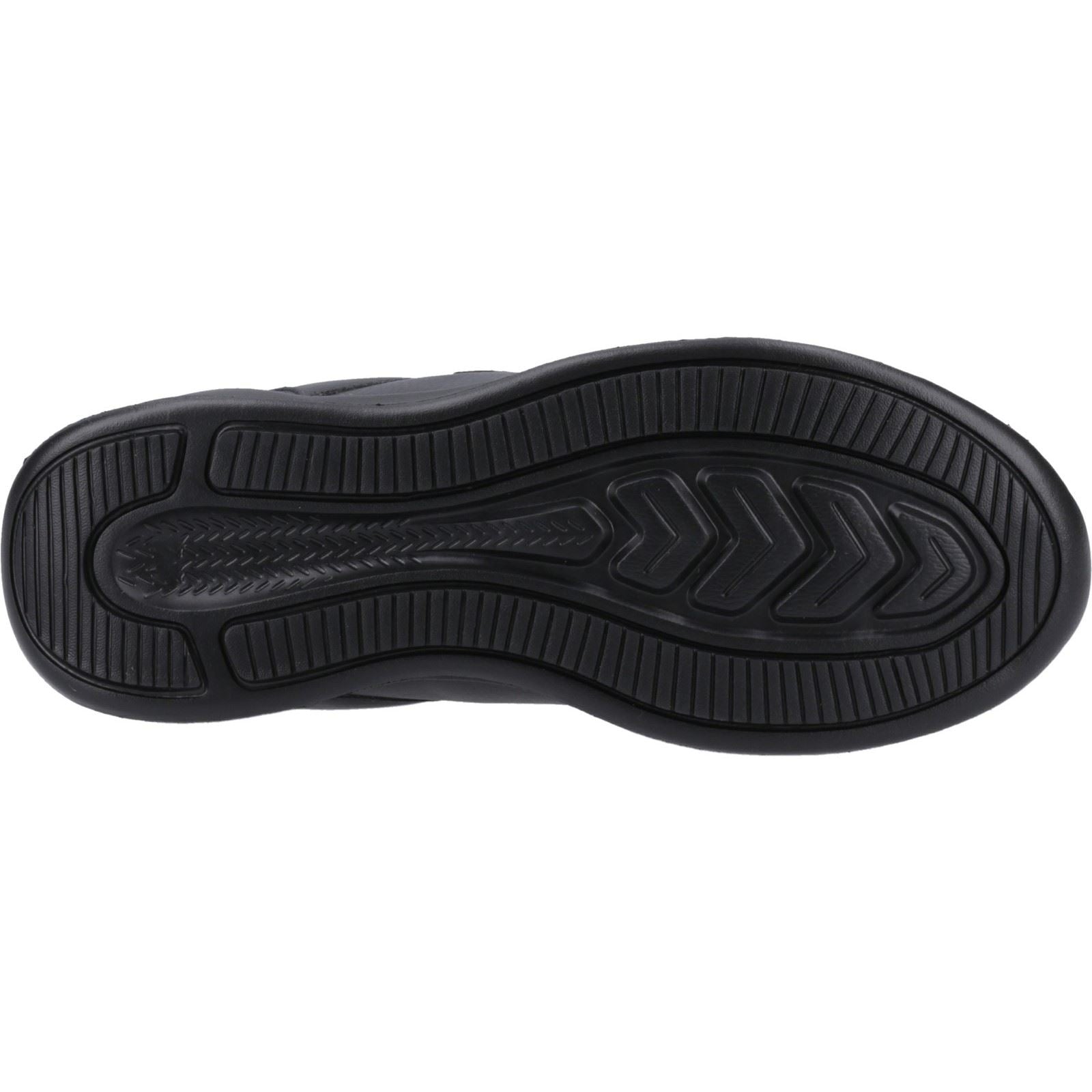 Hush Puppies Marling Easy Senior Black Shoes - UK 6