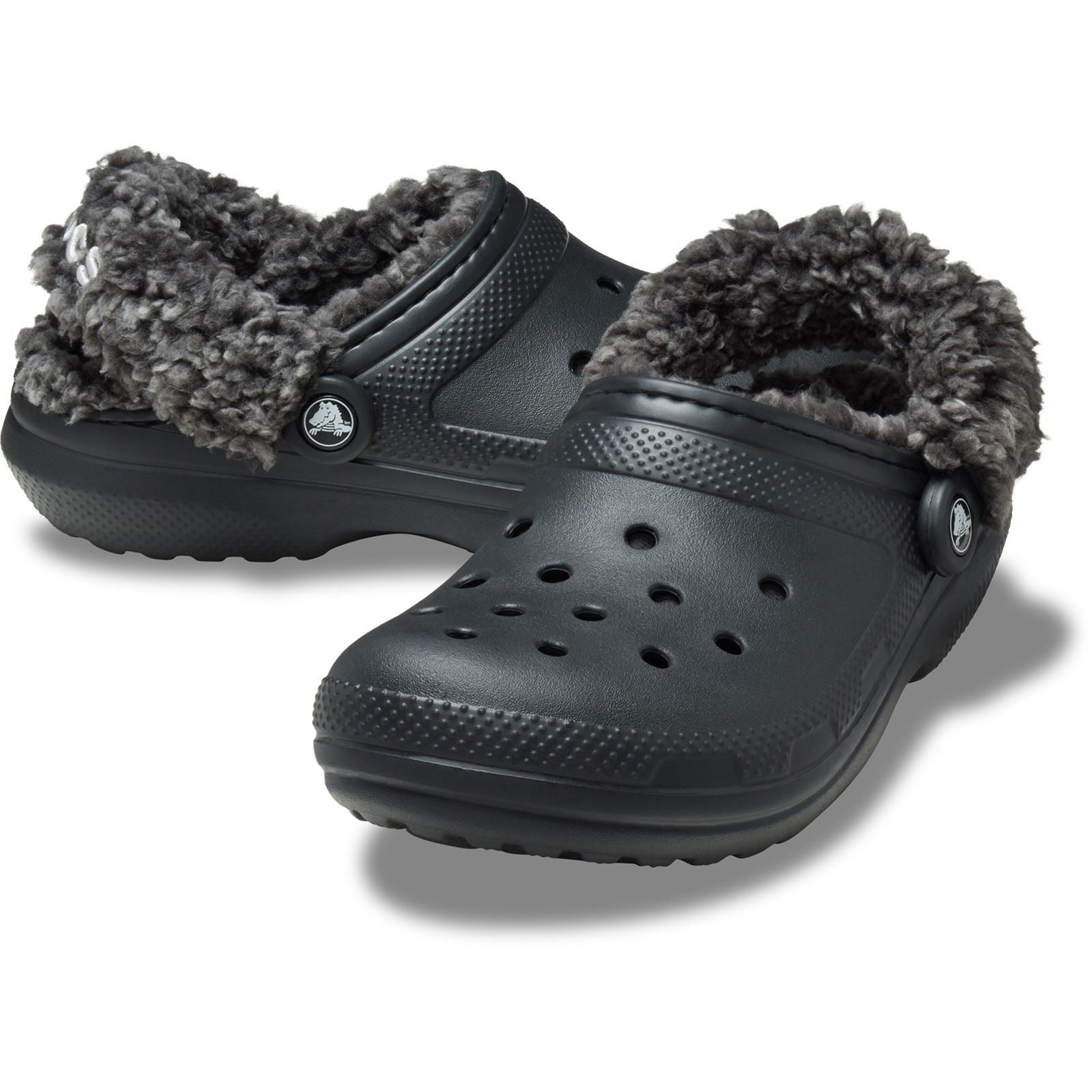 Crocs Classic Fleece Lined Thermoplastic Men's Black Clogs
