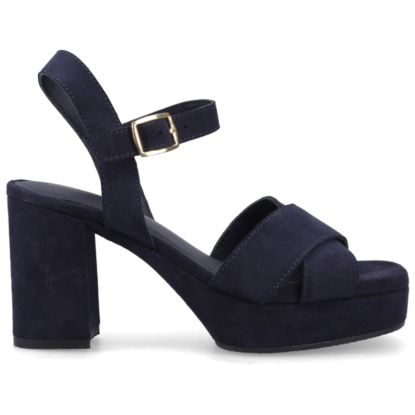 Hush Puppies Ophelia Suede Women's Navy Sandals