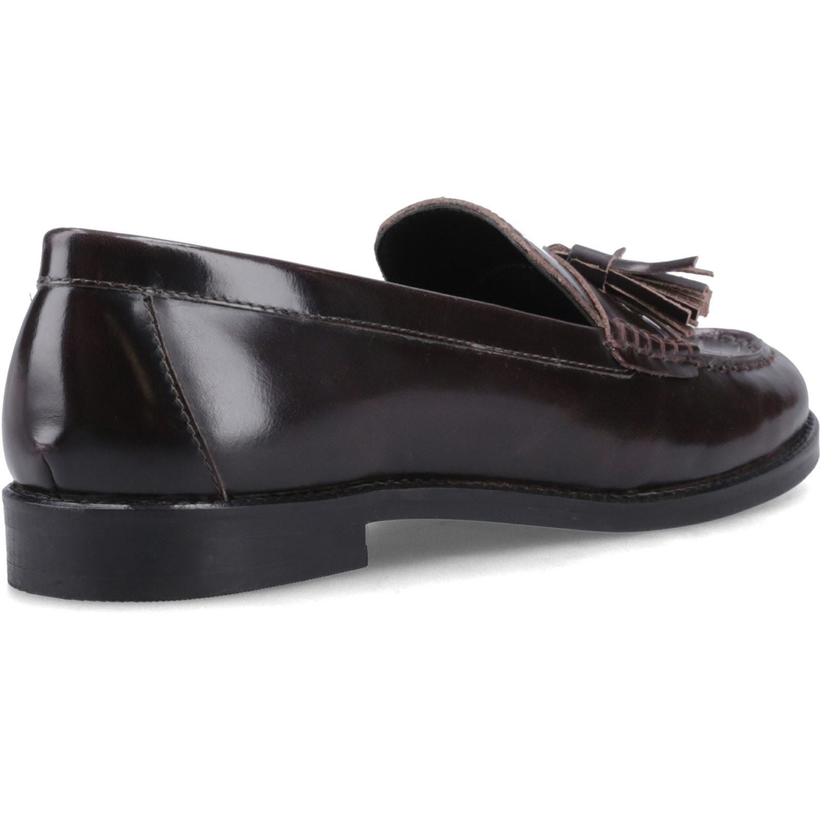 Hush Puppies Connie Leather Women's Aubergine Loafers