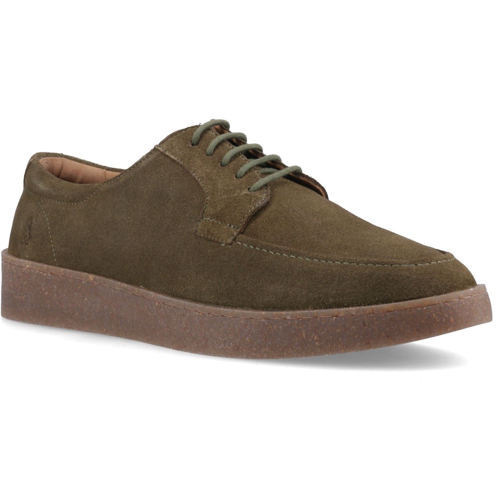 Hush Puppies Rafael Suede Men's Khaki Lace-Up Shoes