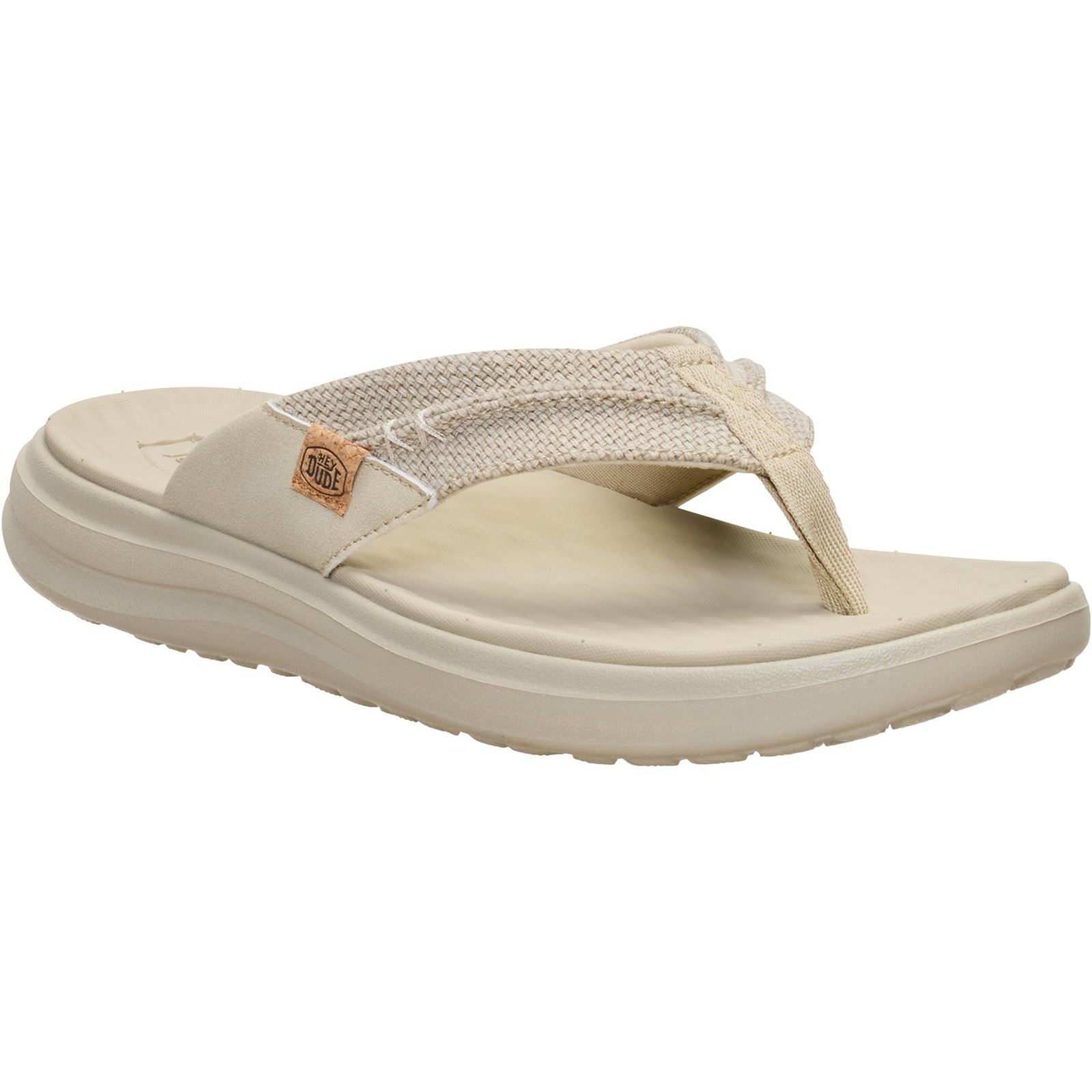 HEYDUDE Finn Polyester Men's Tan Sandals