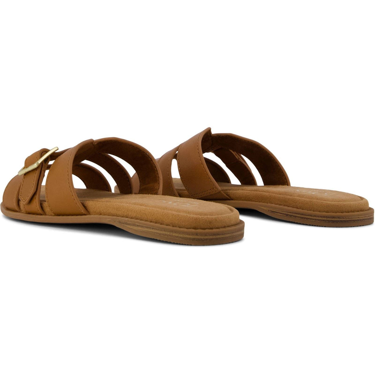 TOMS Sol Leather Women's Brown Sugar Sandals