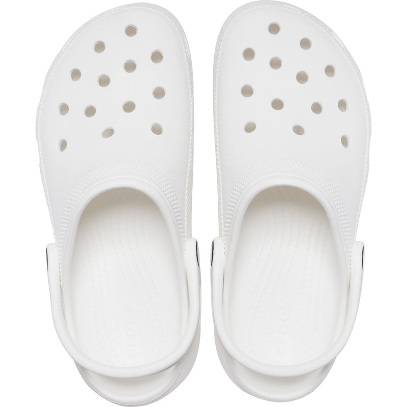 Crocs Classic Platform Synthetic Women's White Clogs