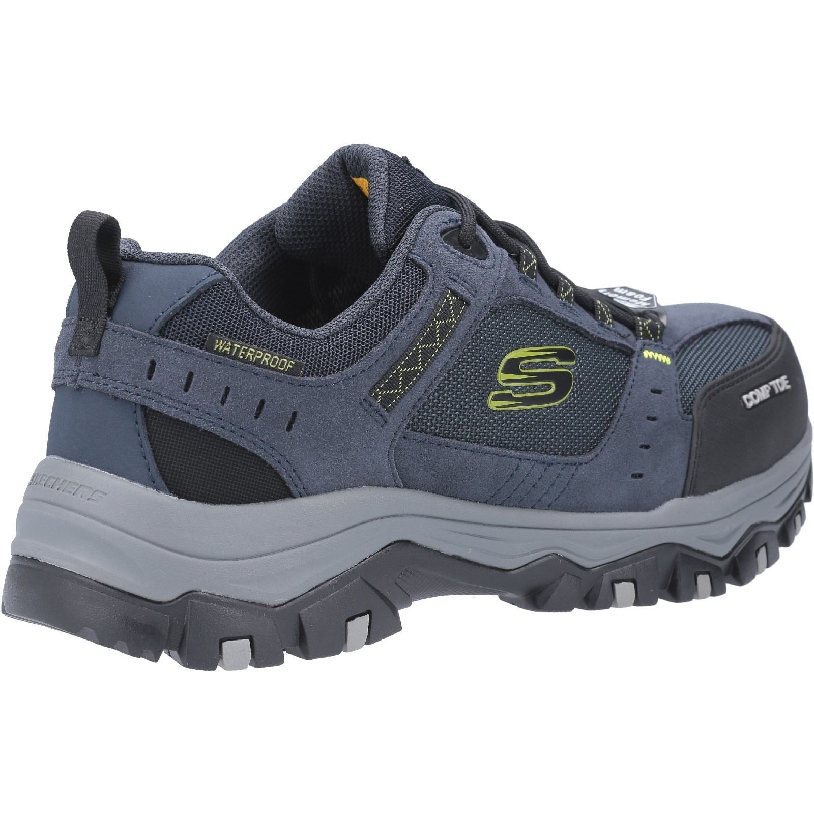 Skechers Workwear Greetah Suede Men's Navy/Black Safety Trainers