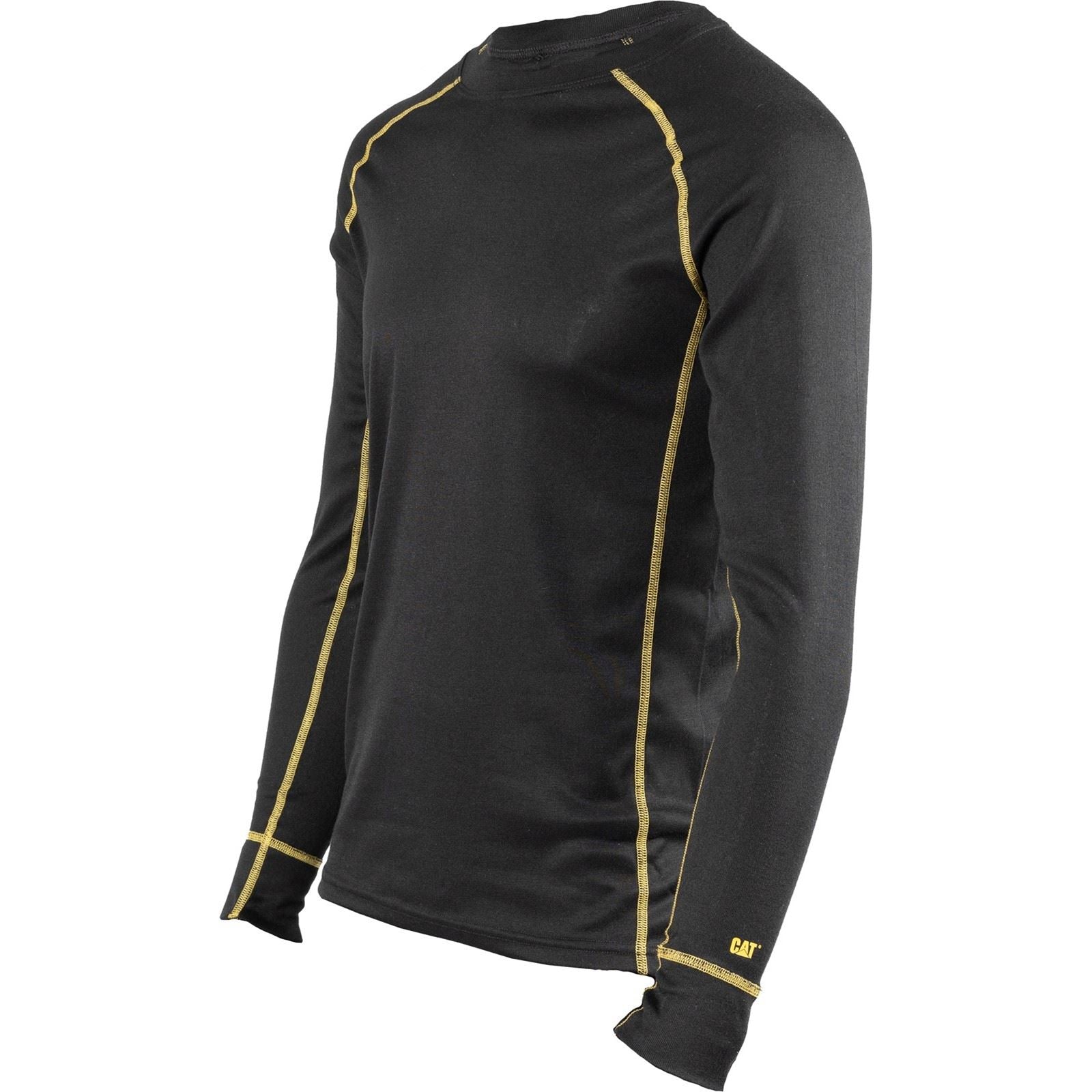 Caterpillar Thermo Synthetic Men's Black Base Layer Shirt
