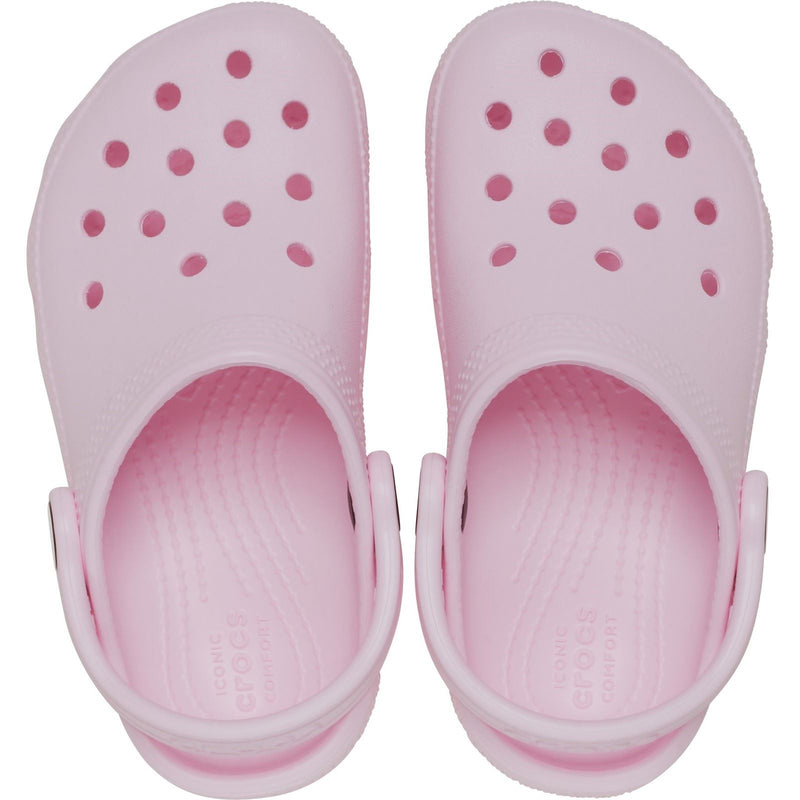 Crocs Kids' Classic Clog Synthetic Pink Milk Clogs