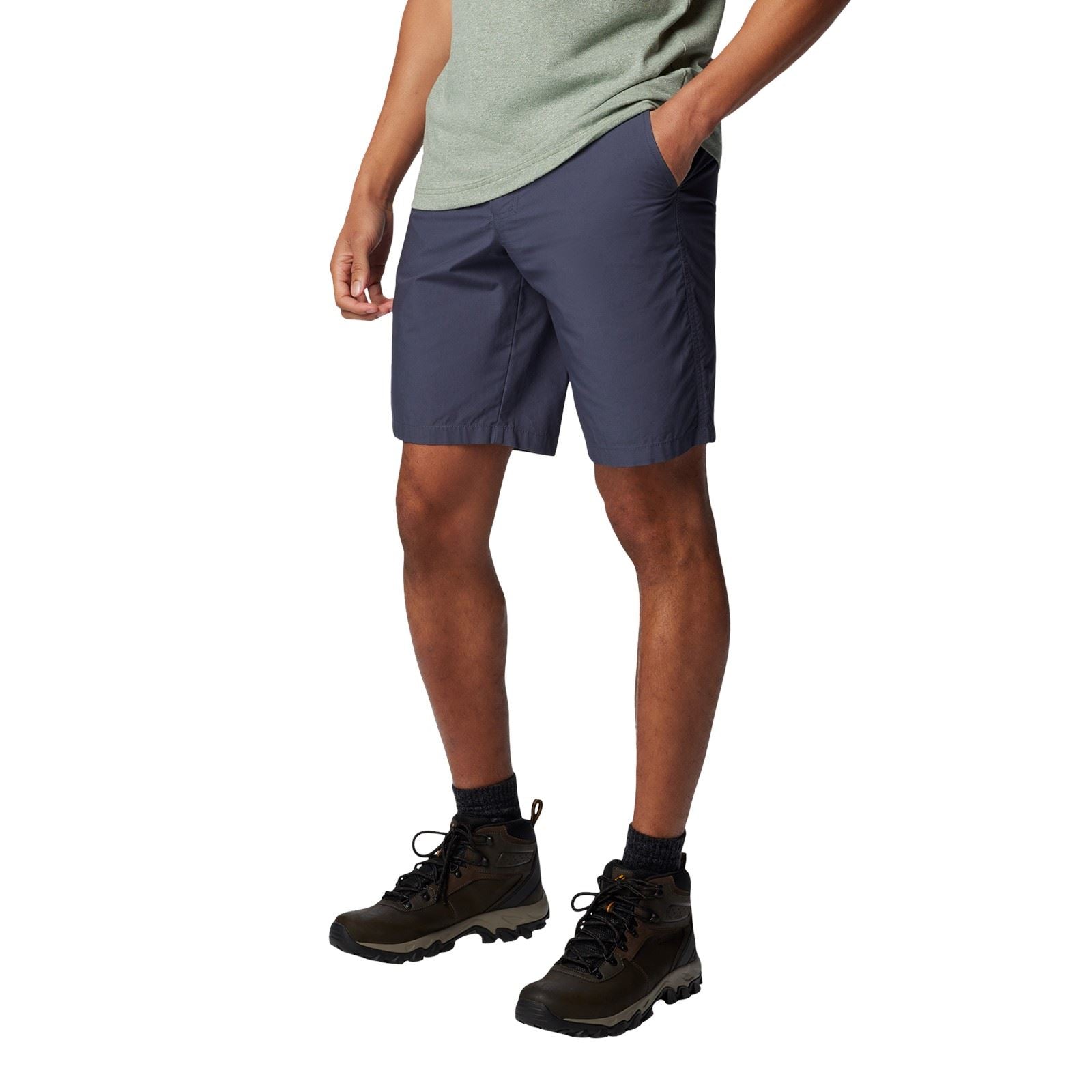 Columbia Washed Out Cotton Men's Blue Knee-Length Shorts