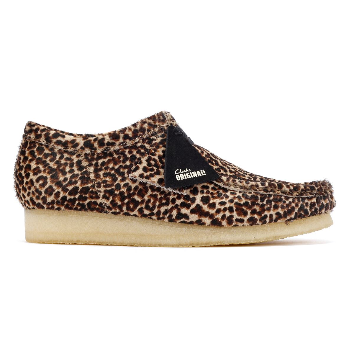 Clarks Originals Wallabee Harajuku Hair-On Leather Men's Leopard Lace-Up Shoes