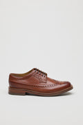 Chapman & Moore Longwing Brogue Country Leather Men's Berry Shoes