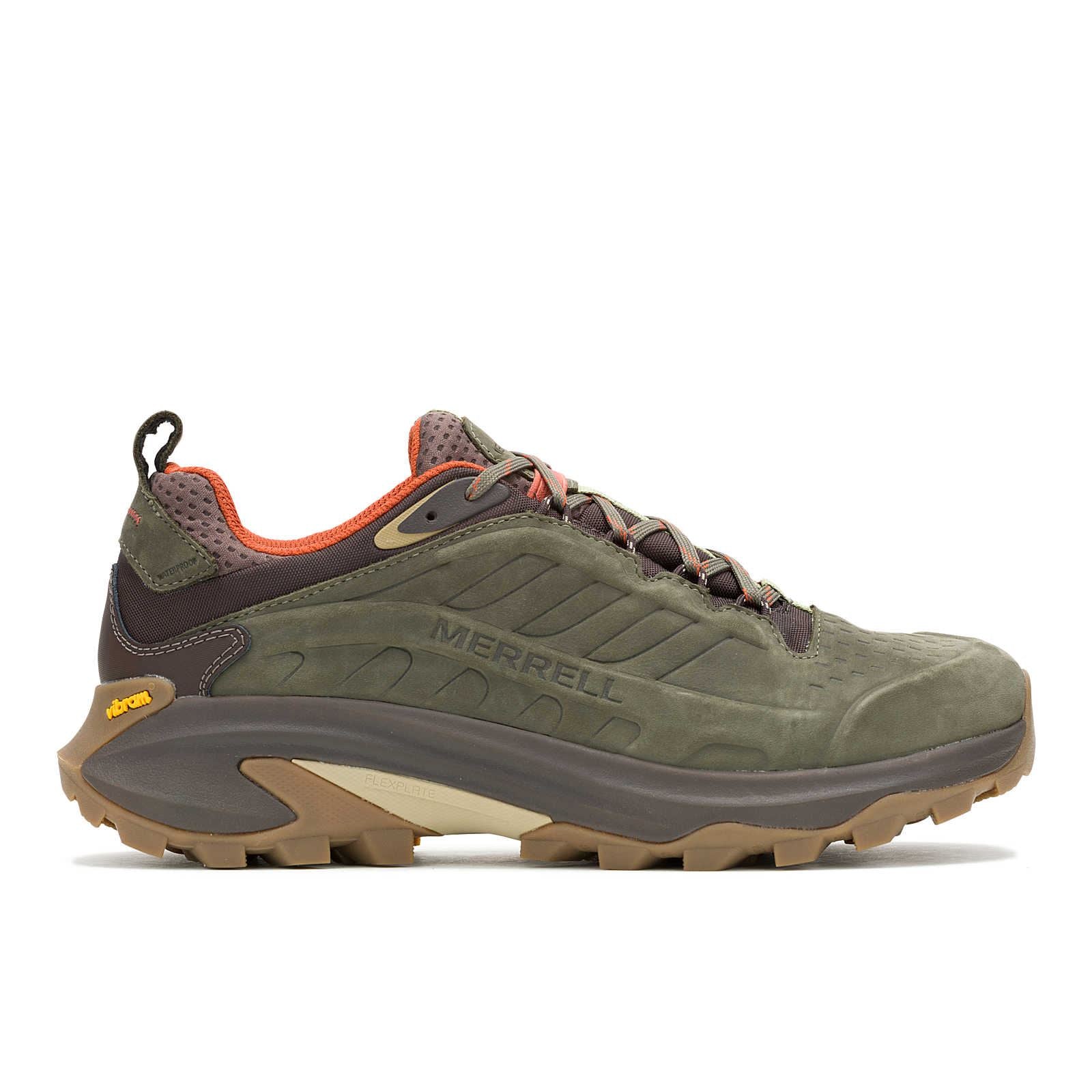 Merrell Moab Speed 2 Leather Men's Olive Trainers