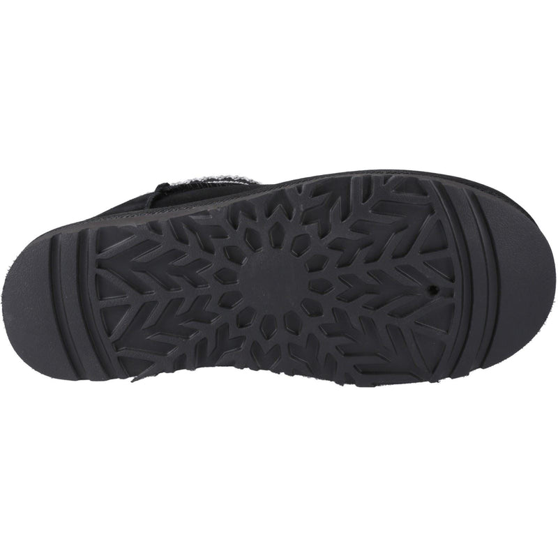 Hush Puppies Sloane Suede Women's Black Slippers