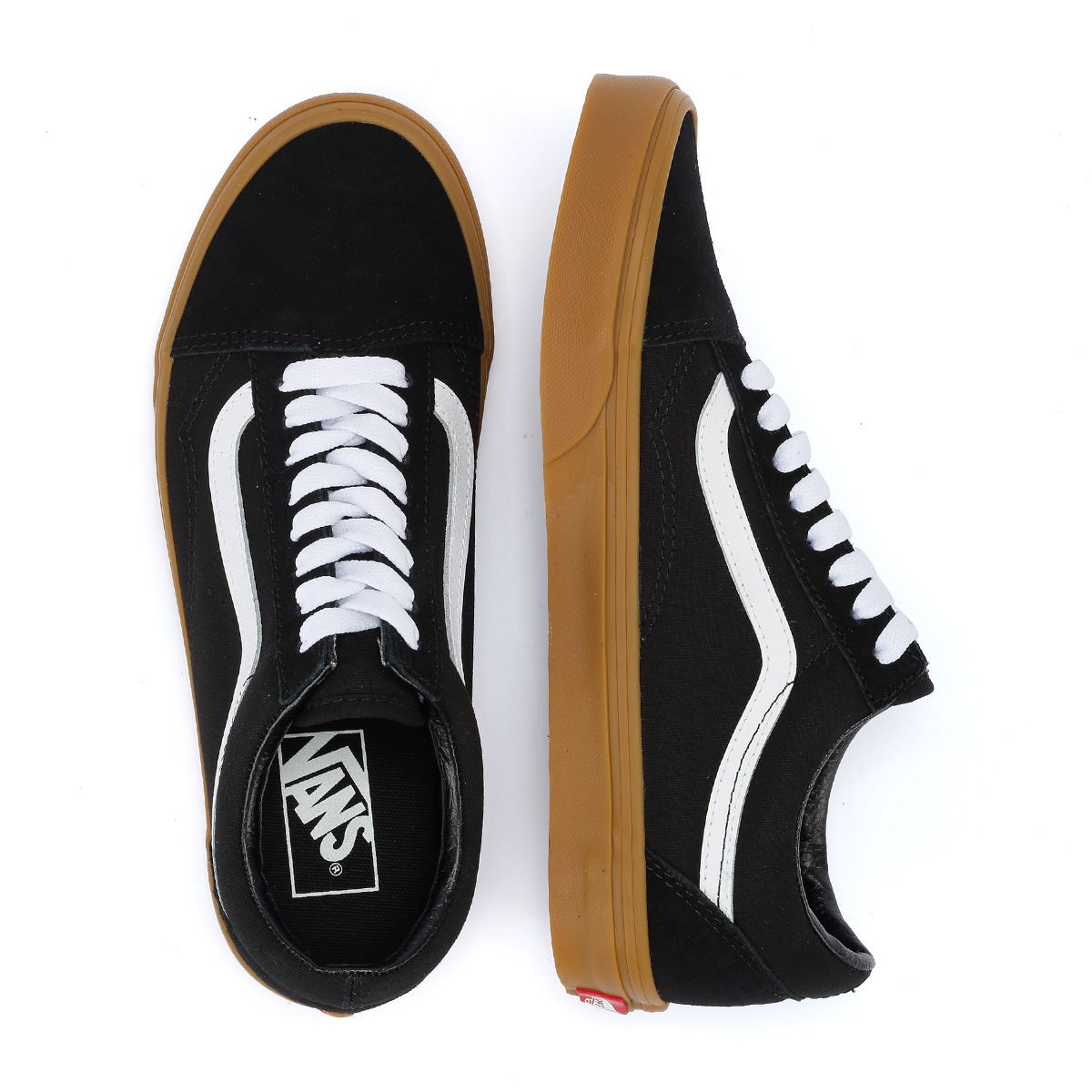 Vans Knu Skool Black & White Gumsole Trainers