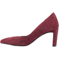 Hush Puppies Olivia Suede Women's Bordeaux Round Court Shoes
