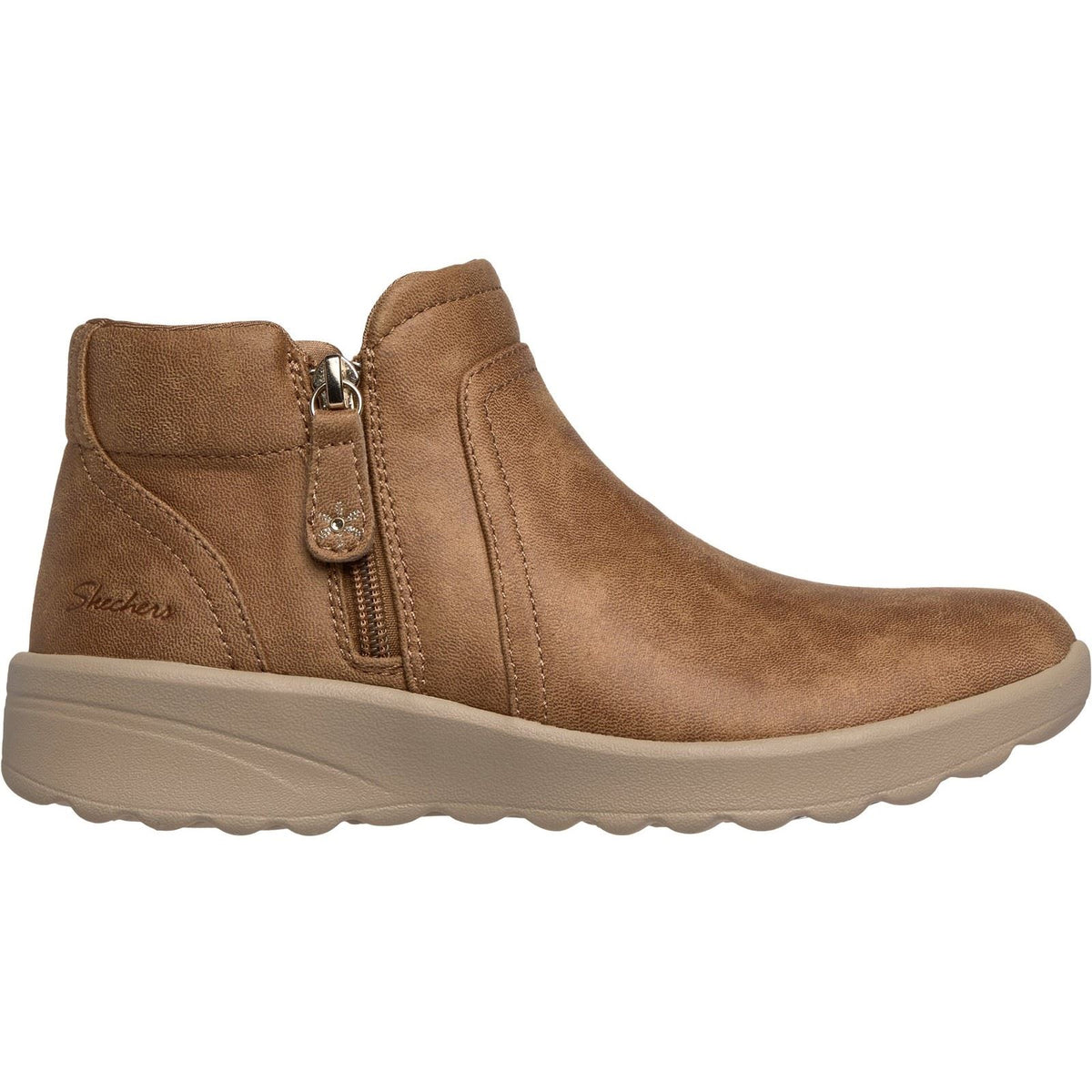 Skechers Lovely Vibe Forever Mine Textile Women's Chestnut Boots