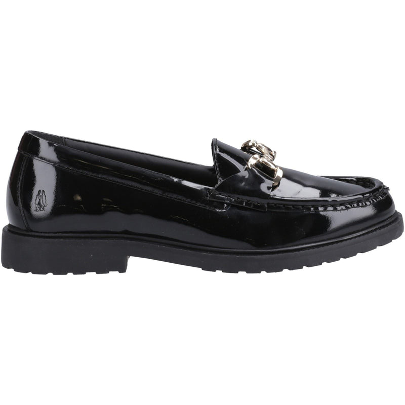 Hush Puppies Verity Patent Snaffle Leather Women's Black Loafers