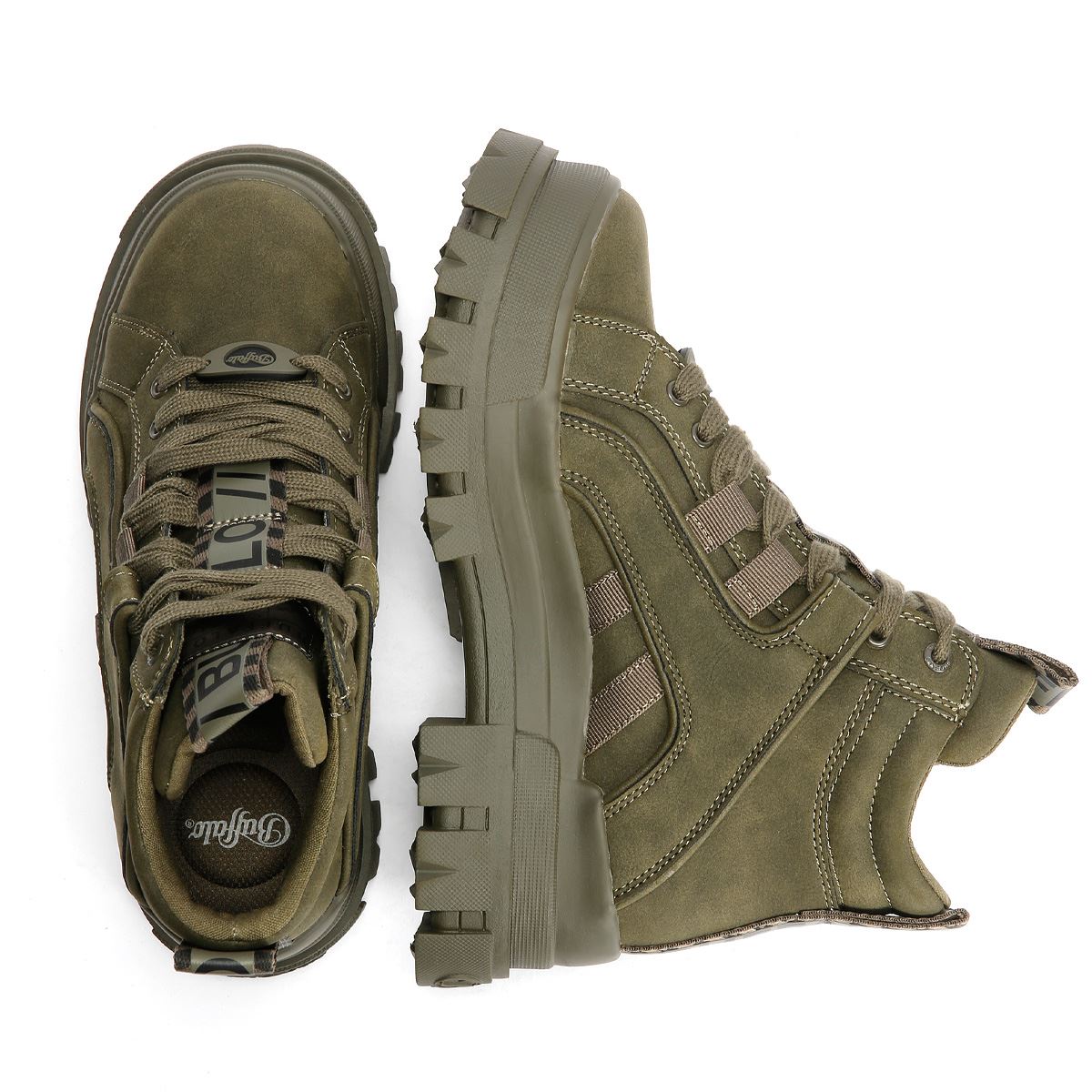 Buffalo Aspha NC Mid Women's Khaki Boots