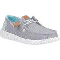 HEYDUDE Wendy Heathered Slub Tropical Linen/Lyocell/Cotton Women's Grey Loafers