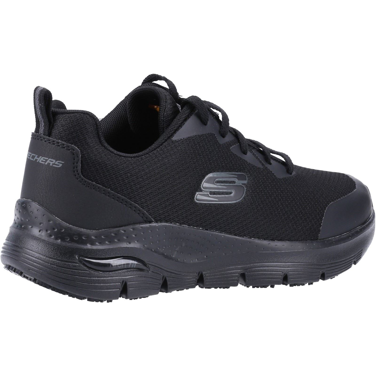 Skechers Workwear Arch Fit Sr Polyester Women's Black Safety Trainers