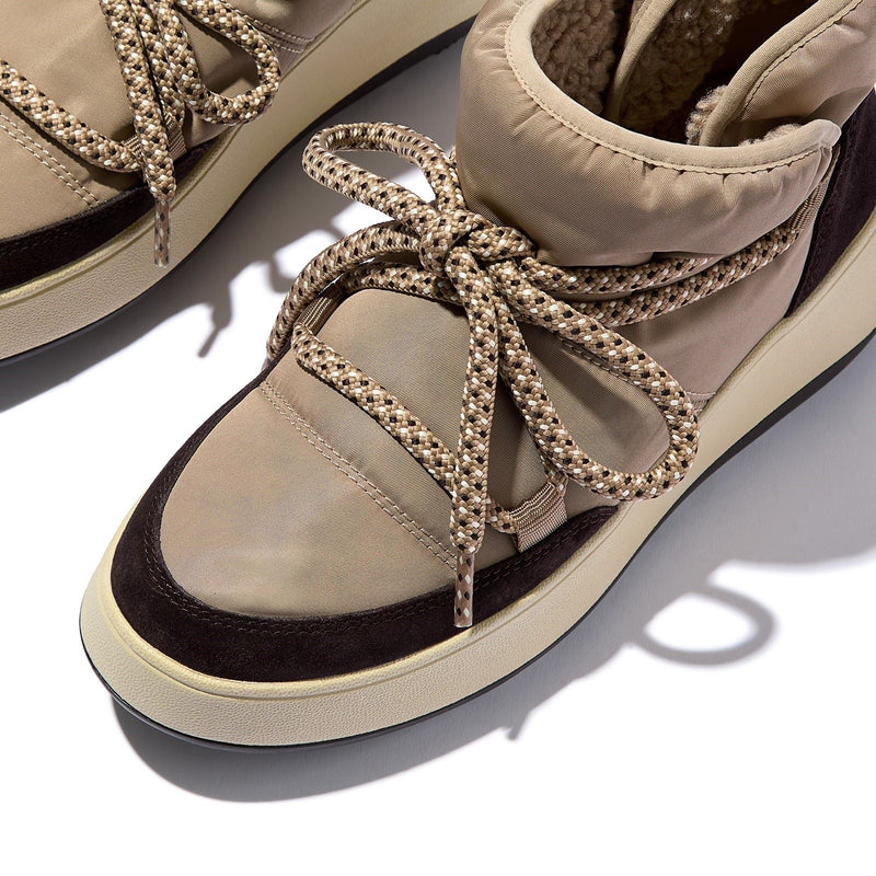 Fitflop F-Mode Suede Women's Taupe Boots