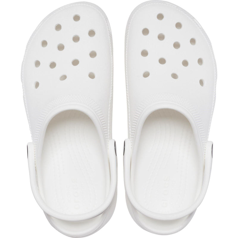 Crocs Classic Platform Synthetic Women's White Clogs