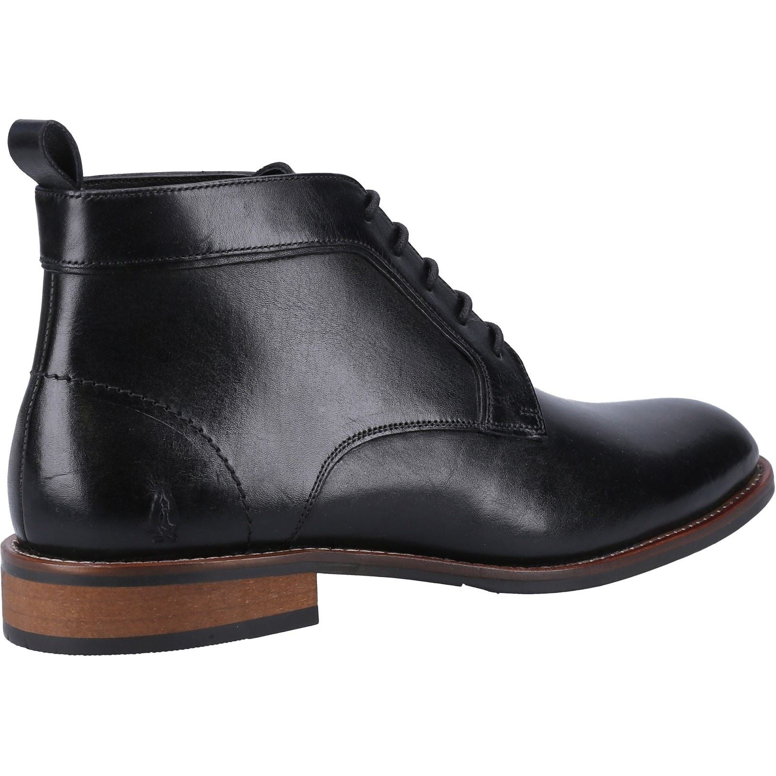 Hush Puppies Declan Lace Leather Men's Black Boots