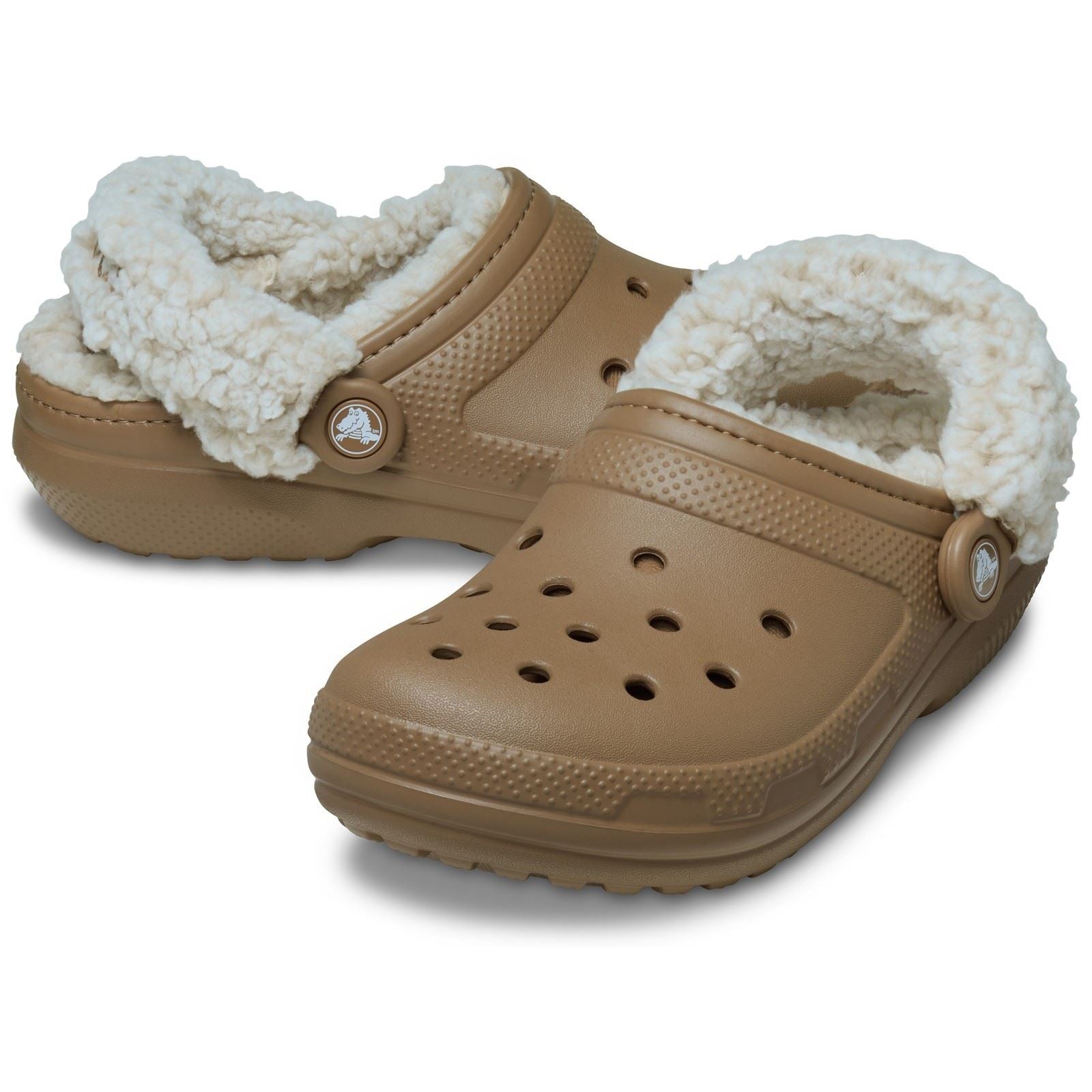 Crocs Classic Fleece Lined Thermoplastic Sepia Clogs