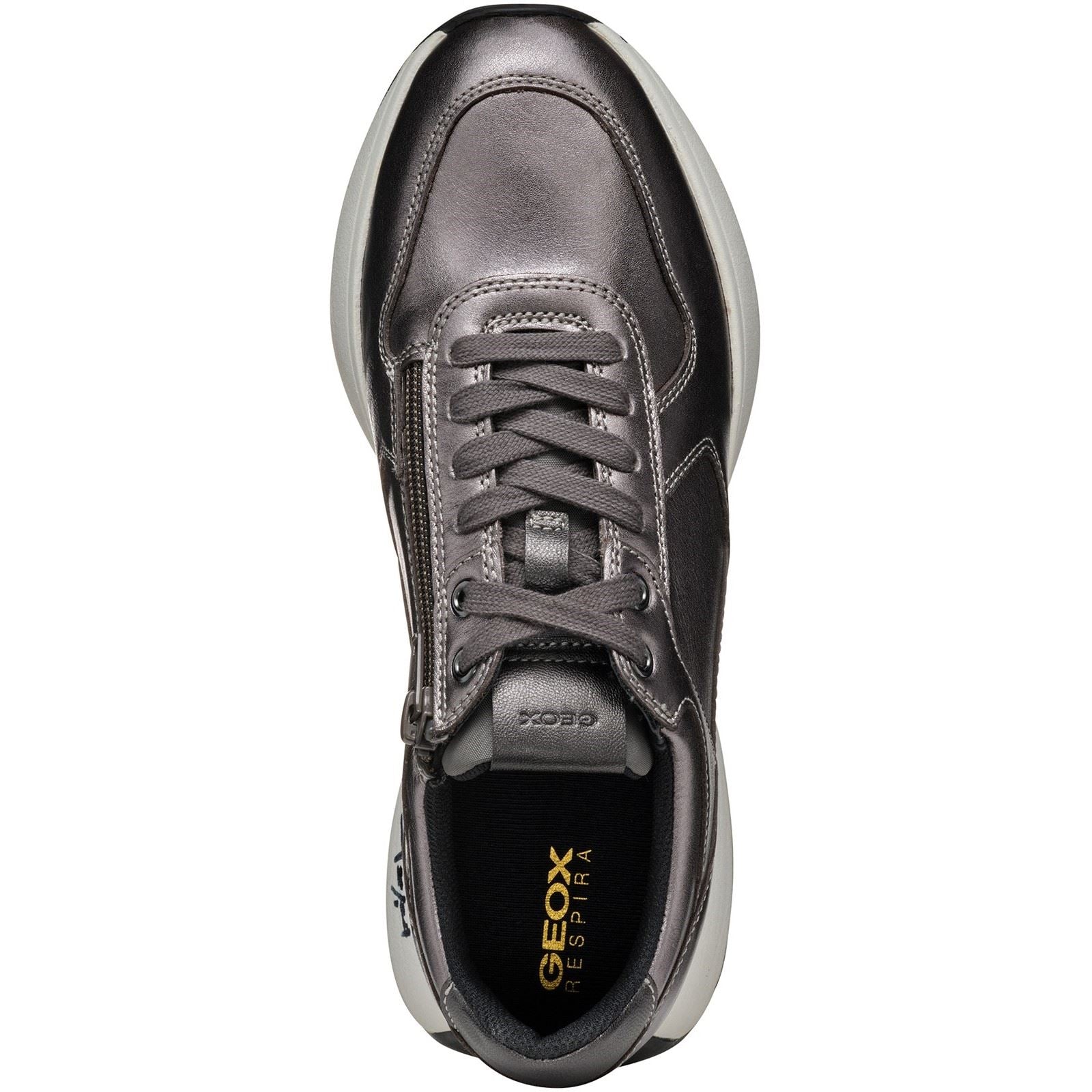 Geox D Amabel A Leather Women's Gun Trainers