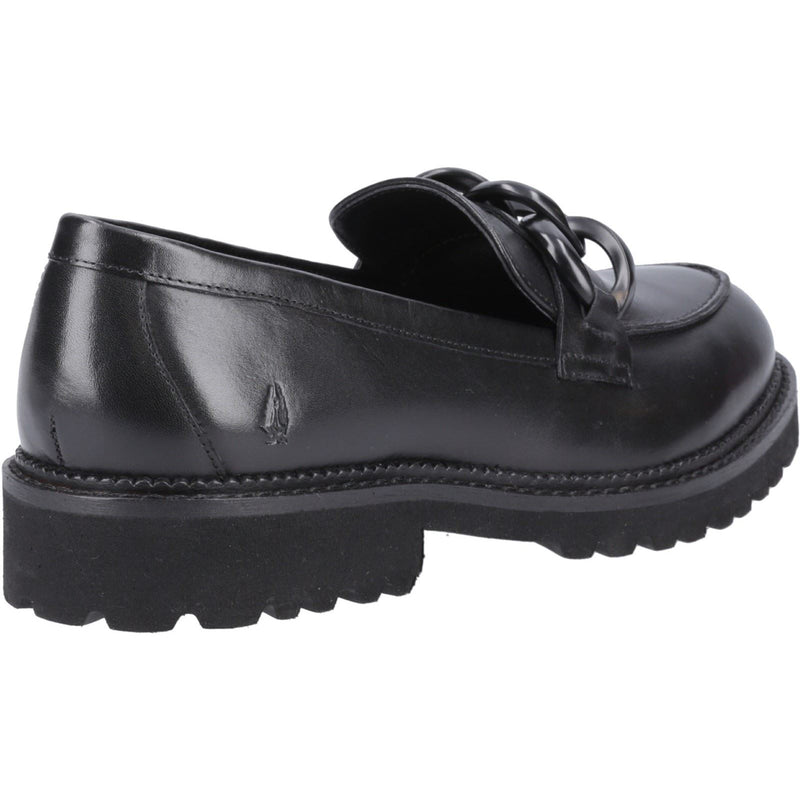 Hush Puppies Gianna Leather Women's Black Loafers