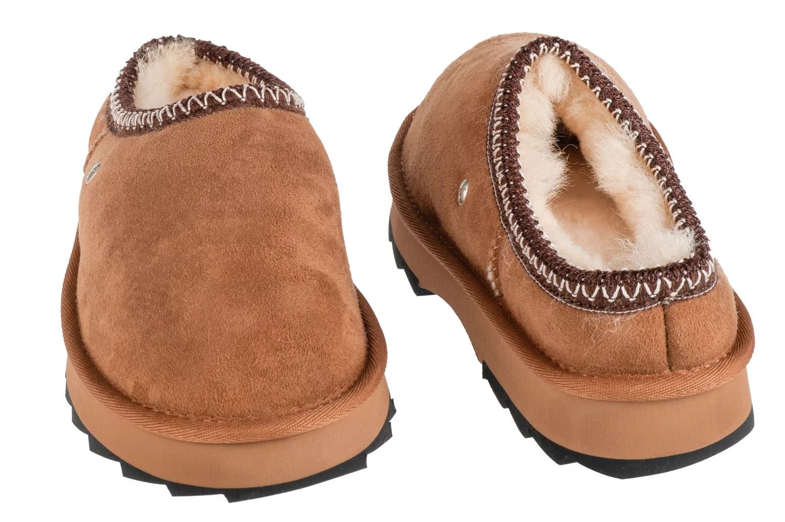 Emu Australia Sharky Scuff Suede Women's Chestnut Slippers