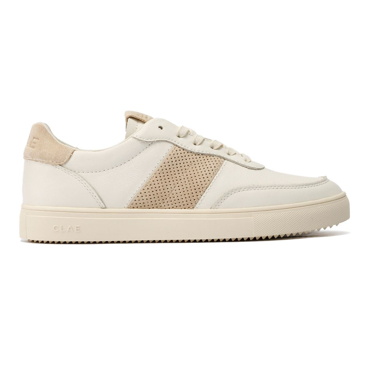 Clae Davis Men's Off White/Safari Trainers
