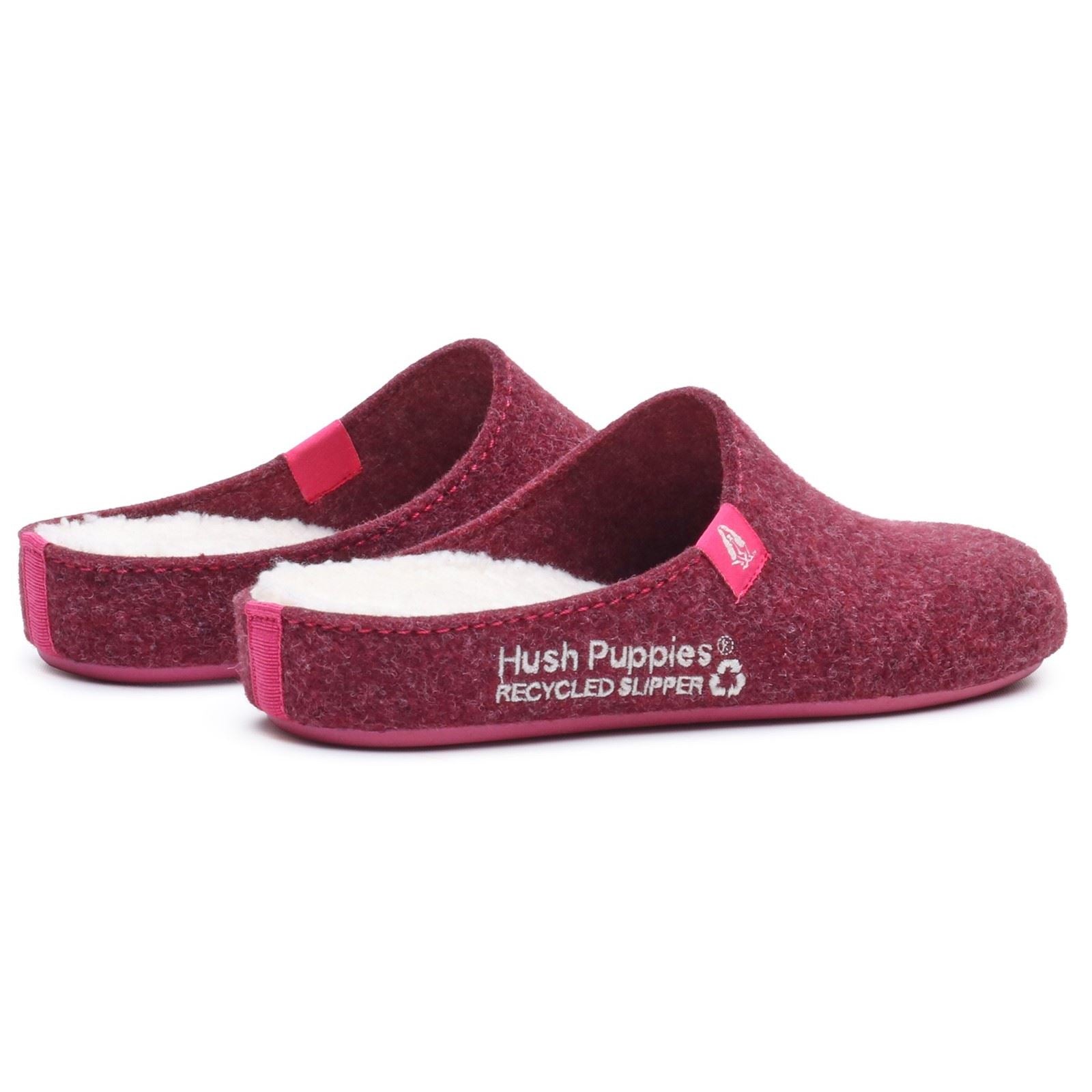 Hush Puppies The Good Slipper Polyester Women's Bordeaux Slippers