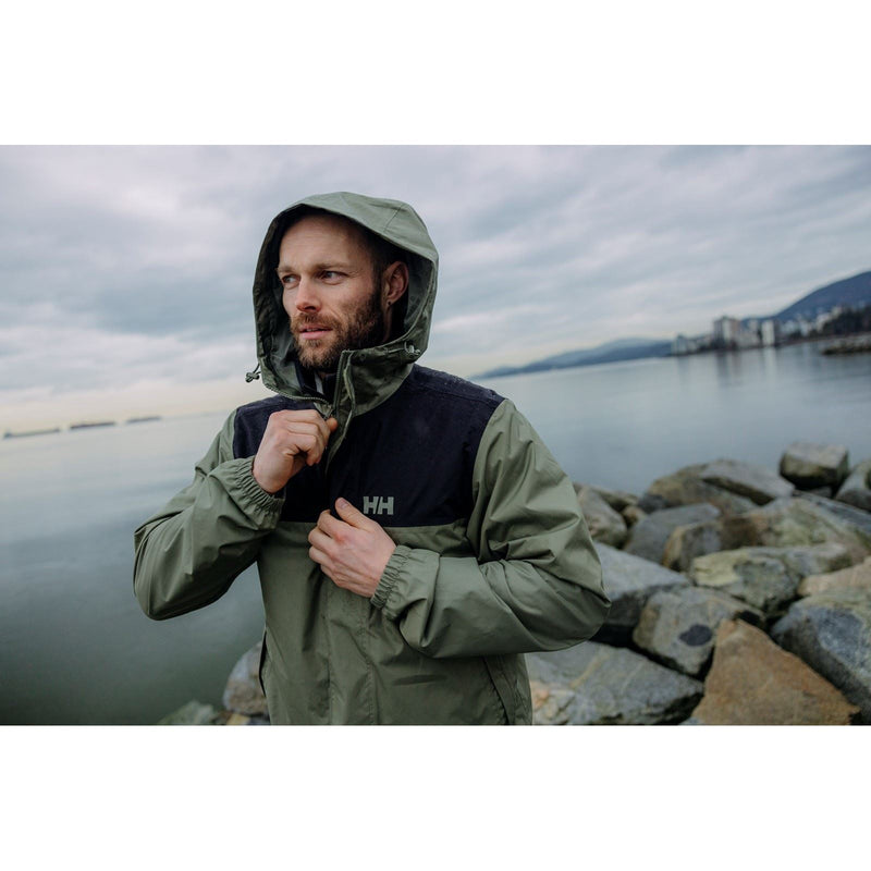 Helly Hansen Sport Vancouver Men's Green Rain Jacket