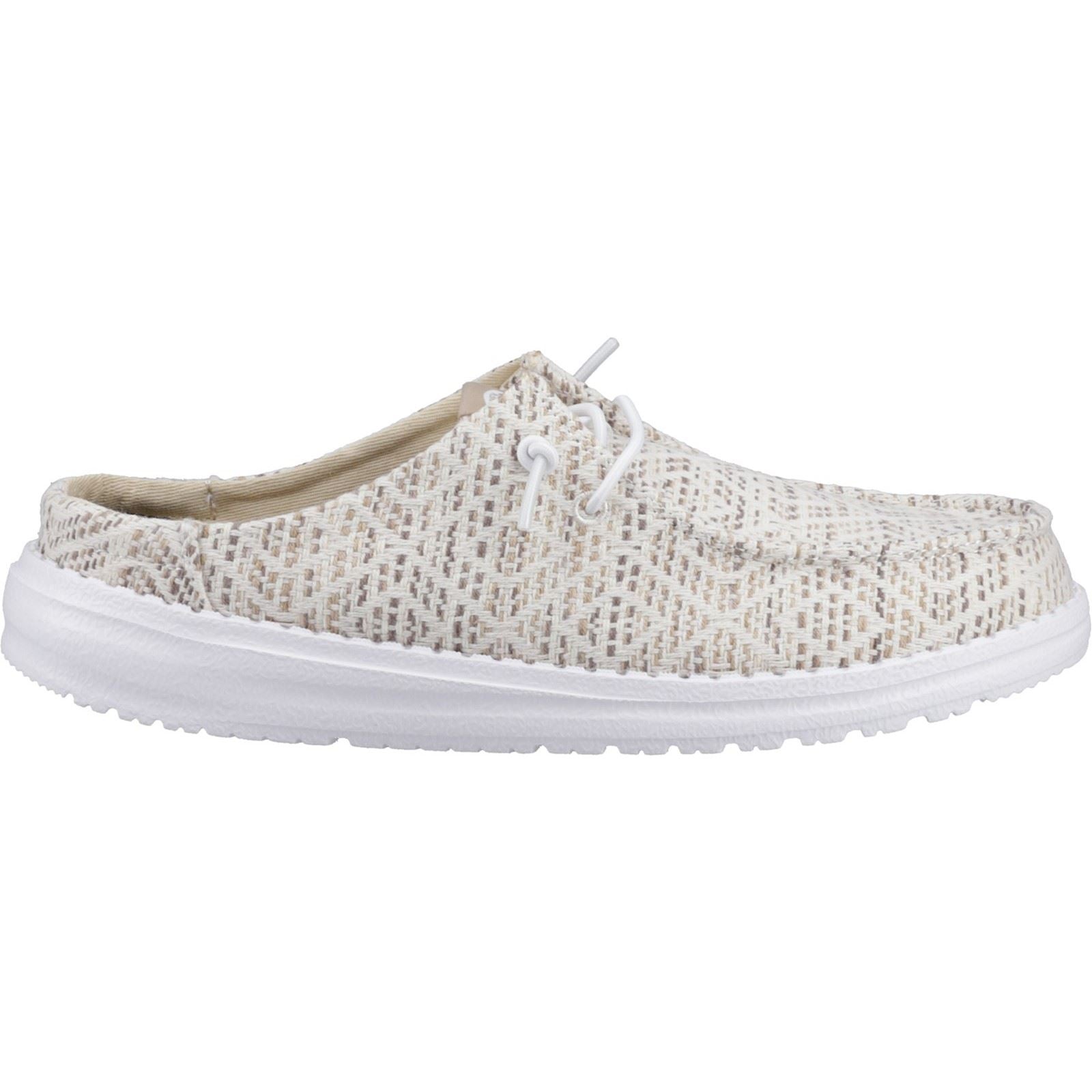 HEYDUDE Wendy Slip Surf Baja Synthetic Blend Women's Tan/Multi Mules
