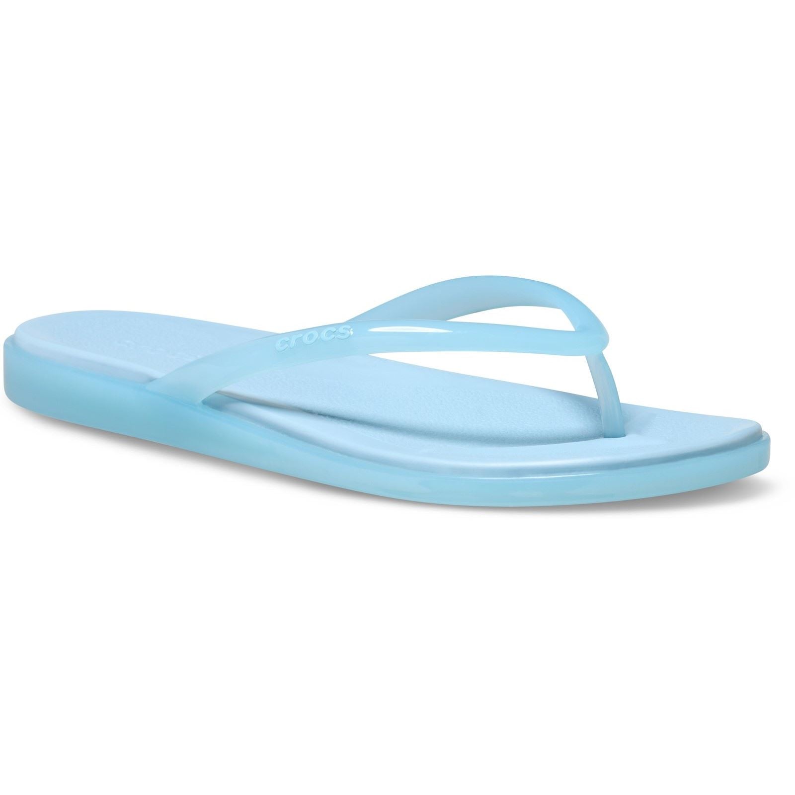 Crocs Miami Round Toe EVA Women's Sky Blue Flip Flops