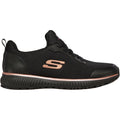 Skechers Workwear Squad SR Textile Women's Black/Rose Gold Safety Trainers