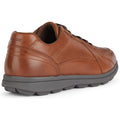 Geox U SPHERICA EC12 Leather Bovine Full Grain Men's Cognac Trainers