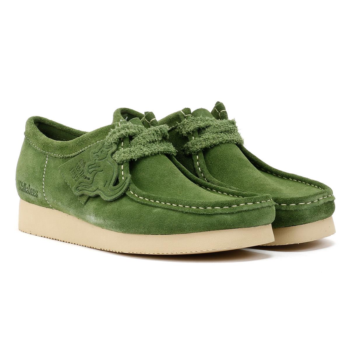 Clarks Originals Wallabee Day Suede Men's Green Shoes