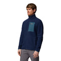 Columbia Jasper Ridge Pebbled Full Zip Fleece Men's Blue Fleece Jacket