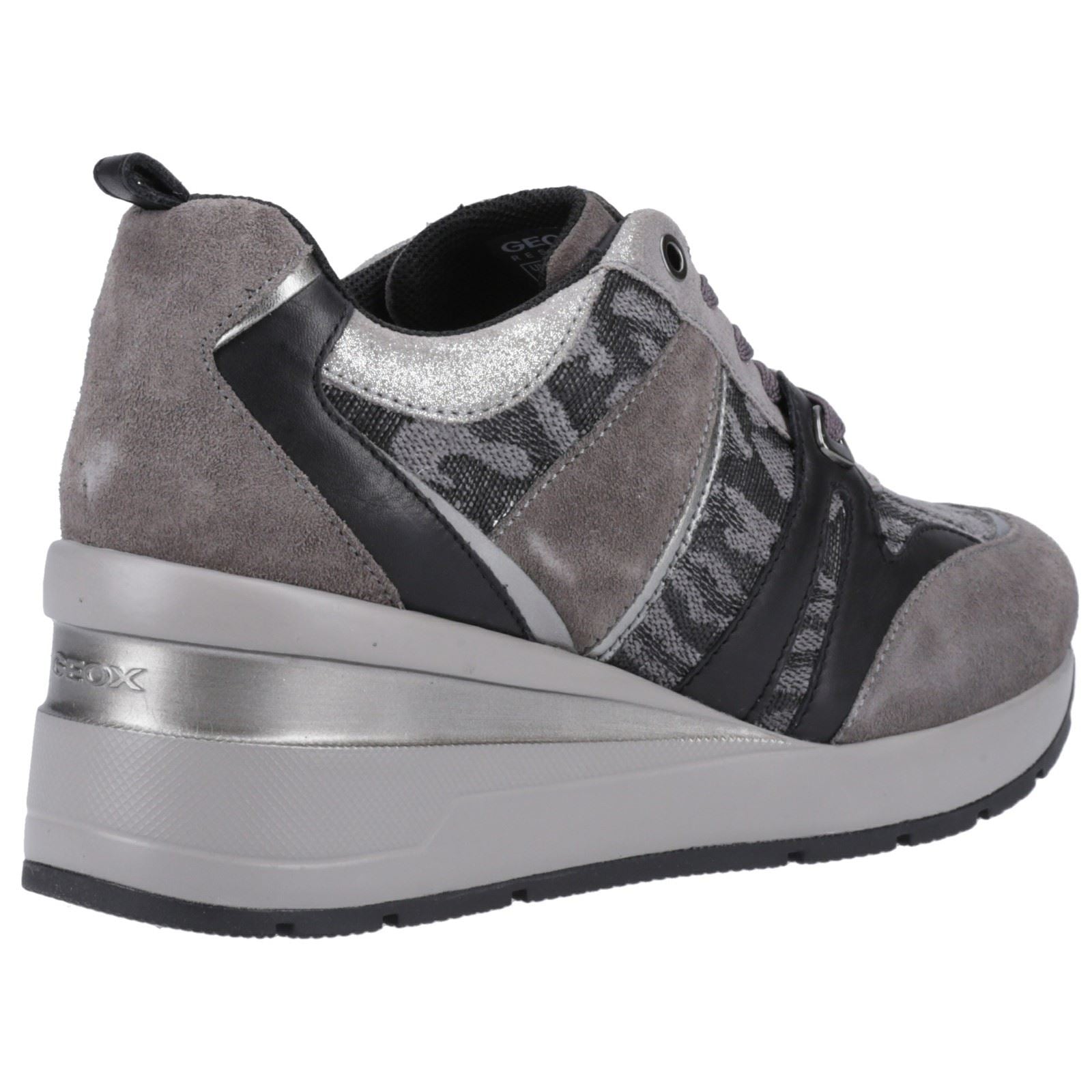 Geox D Zosma B 0 Women's Dark Grey Trainers