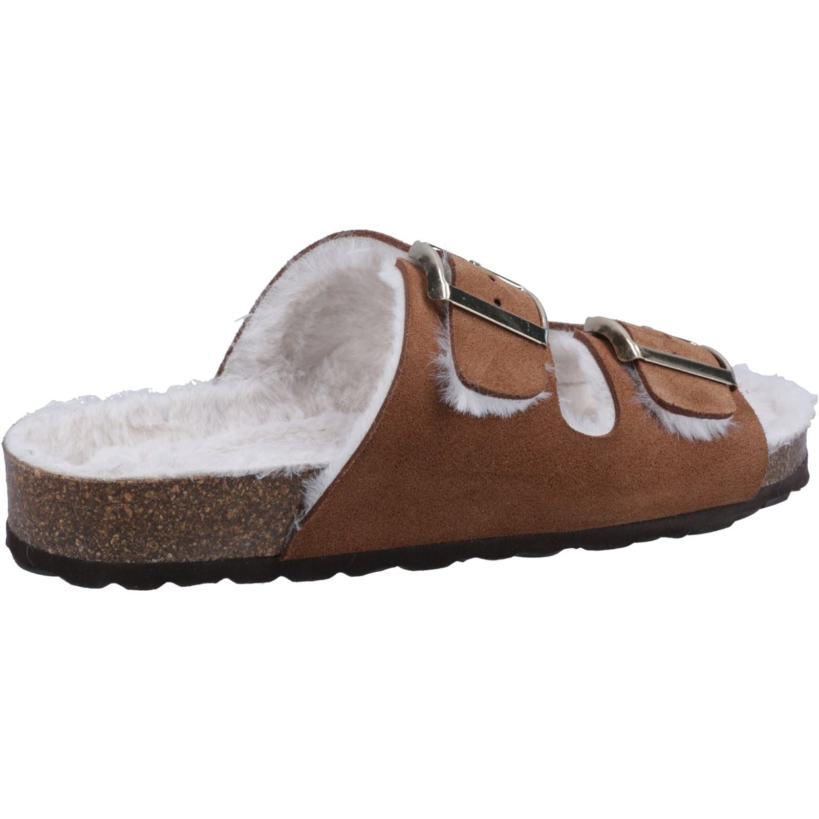Hush Puppies Jessie Leather Women's Tan Slippers
