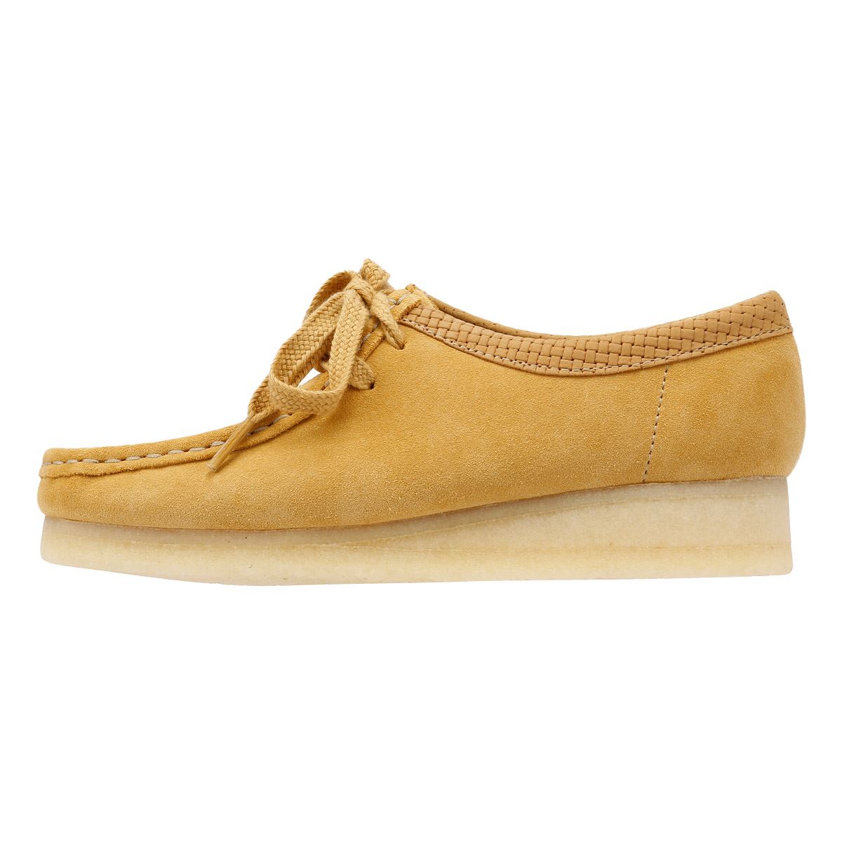 Clarks Originals Wallabee Suede Women's Golden Tan Shoes